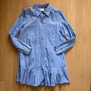 New Tuckernuck Blue Long Sleeve Dress